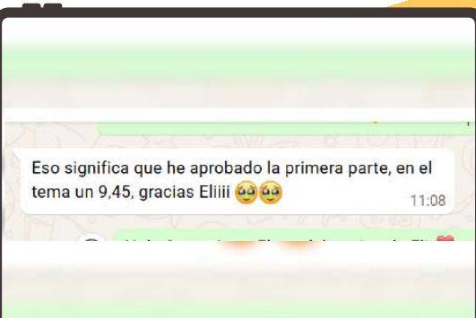 Mensaje de Soraya (Madrid) con su nota: 9,45 tema